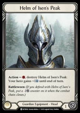 Helm of Isen's Peak (Rainbow Foil) - Welcome to Rathe - Unlimited (Common) [WTR-U-WTR042]