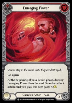 Emerging Power (Red) (Normal)⁣ - Welcome to Rathe - Unlimited⁣ (Common)⁣ [WTR069]