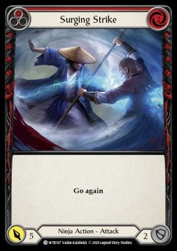 Surging Strike (Red) (Normal)⁣ - Welcome to Rathe - Unlimited⁣ (Common)⁣ [WTR107]