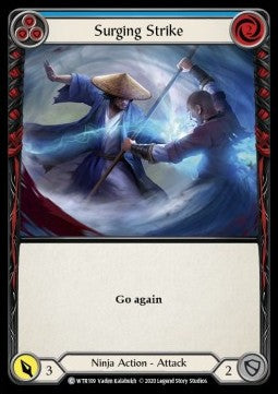Surging Strike (Blue) (Normal)⁣ - Welcome to Rathe - Unlimited⁣ (Common)⁣ [WTR109]