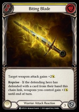 Biting Blade (Yellow) (Normal)⁣ - Welcome to Rathe - Unlimited⁣ (Common)⁣ [WTR136]