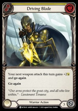 Driving Blade (Yellow) (Normal)⁣ - Welcome to Rathe - Unlimited⁣ (Common)⁣ [WTR145]