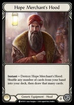 Hope Merchant's Hood (Rainbow Foil) - Welcome to Rathe - Unlimited (Common) [WTR-U-WTR151]