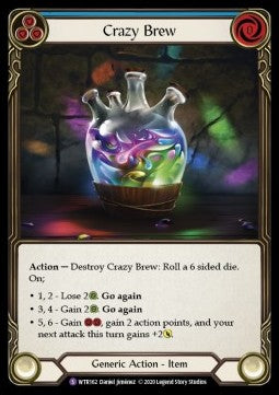 Crazy Brew (Rainbow Foil)⁣ - Welcome to Rathe - Unlimited⁣ (Super Rare)⁣ [WTR162]