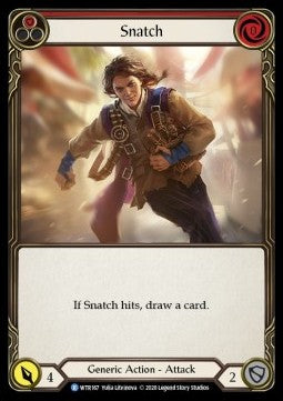 Snatch (Red) (Rainbow Foil) - Welcome to Rathe - Unlimited (Rare) [WTR-U-WTR167]