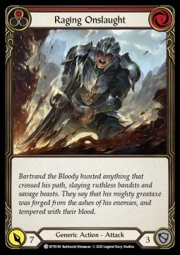 Raging Onslaught (Red) (Normal)⁣ - Welcome to Rathe - Unlimited⁣ (Common)⁣ [WTR188]