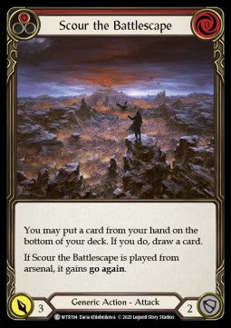 Scour the Battlescape (Red) (Normal)⁣ - Welcome to Rathe - Unlimited⁣ (Common)⁣ [WTR194]