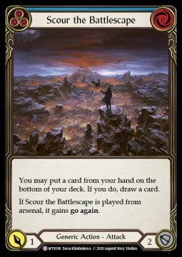 Scour the Battlescape (Blue) (Normal)⁣ - Welcome to Rathe - Unlimited⁣ (Common)⁣ [WTR196]
