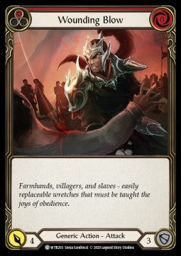 Wounding Blow (Red) (Normal)⁣ - Welcome to Rathe - Unlimited⁣ (Common)⁣ [WTR203]