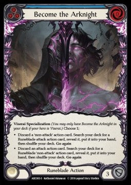 Become the Arknight (Normal) - Arcane Rising - First (Super Rare) [ARC-F-ARC083-S]