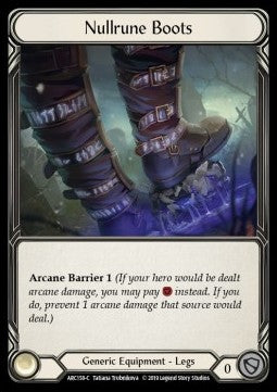 Nullrune Boots (Normal) - Arcane Rising - First (Common) [ARC-F-ARC158-C]