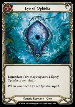 Eye of Ophidia (Rainbow Foil) - Arcane Rising - Unlimited (Fabled) [ARC-U-ARC000]