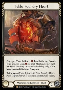 Teklo Foundry Heart (Rainbow Foil)⁣ - Arcane Rising - Unlimited⁣ (Legendary)⁣ [ARC004]
