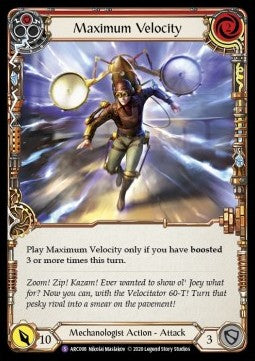 Maximum Velocity (Normal)⁣ - Arcane Rising - Unlimited⁣ (Super Rare)⁣ [ARC008]