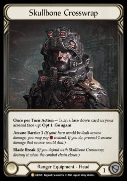 Skullbone Crosswrap (Rainbow Foil) - Arcane Rising - Unlimited (Legendary) [ARC-U-ARC041]