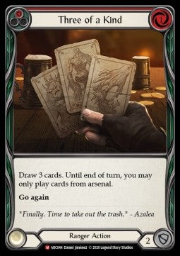 Three of a Kind (Rainbow Foil) - Arcane Rising - Unlimited (Majestic) [ARC-U-ARC044]