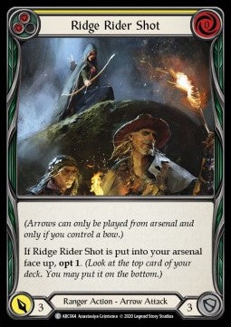 Ridge Rider Shot (Yellow) (Normal)⁣ - Arcane Rising - Unlimited⁣ (Common)⁣ [ARC064]