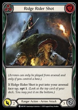 Ridge Rider Shot (Blue) (Normal)⁣ - Arcane Rising - Unlimited⁣ (Common)⁣ [ARC065]