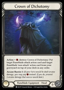 Crown of Dichotomy (Rainbow Foil) - Arcane Rising - Unlimited (Common) [ARC-U-ARC079]