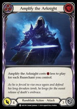 Amplify the Arknight (Blue) (Rainbow Foil)⁣ - Arcane Rising - Unlimited⁣ (Common)⁣ [ARC096]