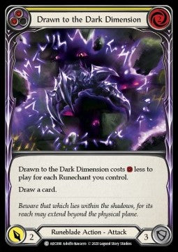 Drawn to the Dark Dimension (Yellow) (Normal)⁣ - Arcane Rising - Unlimited⁣ (Common)⁣ [ARC098]