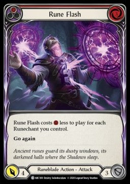 Rune Flash (Red) (Normal)⁣ - Arcane Rising - Unlimited⁣ (Common)⁣ [ARC100]