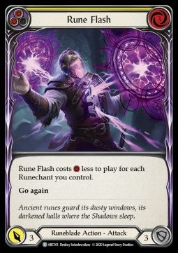 Rune Flash (Yellow) (Normal)⁣ - Arcane Rising - Unlimited⁣ (Common)⁣ [ARC101]