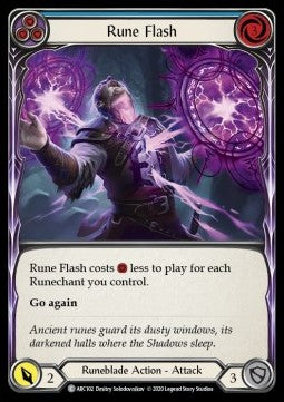 Rune Flash (Blue) (Normal)⁣ - Arcane Rising - Unlimited⁣ (Common)⁣ [ARC102]