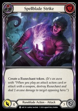 Spellblade Strike (Red) (Normal)⁣ - Arcane Rising - Unlimited⁣ (Common)⁣ [ARC103]