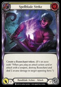 Spellblade Strike (Yellow) (Normal)⁣ - Arcane Rising - Unlimited⁣ (Common)⁣ [ARC104]