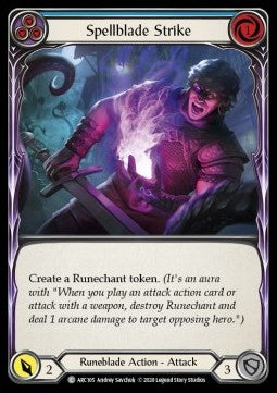 Spellblade Strike (Blue) (Normal)⁣ - Arcane Rising - Unlimited⁣ (Common)⁣ [ARC105]