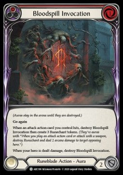 Bloodspill Invocation (Red) (Normal)⁣ - Arcane Rising - Unlimited⁣ (Common)⁣ [ARC106]