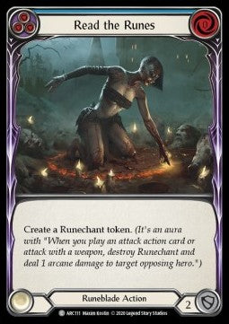 Read the Runes (Blue) (Normal)⁣ - Arcane Rising - Unlimited⁣ (Common)⁣ [ARC111]