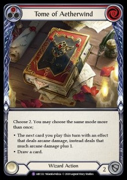 Tome of Aetherwind (Normal)⁣ - Arcane Rising - Unlimited⁣ (Super Rare)⁣ [ARC122]