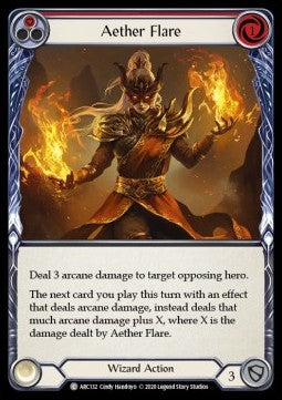 Aether Flare (Red) (Normal)⁣ - Arcane Rising - Unlimited⁣ (Common)⁣ [ARC132]