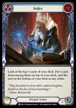 Index (Blue) (Normal)⁣ - Arcane Rising - Unlimited⁣ (Common)⁣ [ARC137]