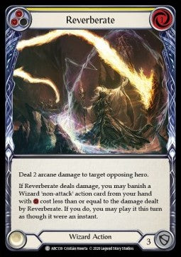 Reverberate (Yellow) (Normal)⁣ - Arcane Rising - Unlimited⁣ (Common)⁣ [ARC139]