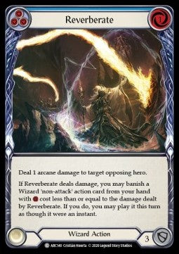 Reverberate (Blue) (Normal)⁣ - Arcane Rising - Unlimited⁣ (Common)⁣ [ARC140]