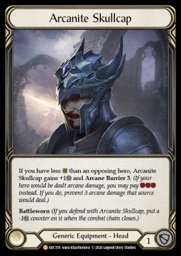 Arcanite Skullcap (Rainbow Foil)⁣ - Arcane Rising - Unlimited⁣ (Legendary)⁣ [ARC150]