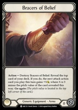 Bracers of Belief (Normal)⁣ - Arcane Rising - Unlimited⁣ (Common)⁣ [ARC153]