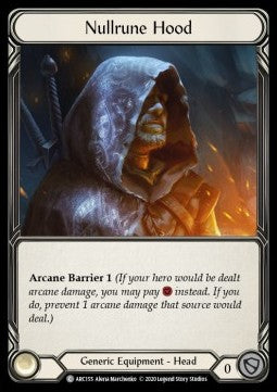 Nullrune Hood (Normal)⁣ - Arcane Rising - Unlimited⁣ (Common)⁣ [ARC155]