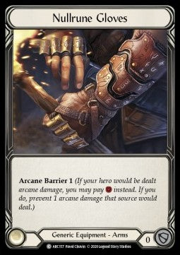 Nullrune Gloves (Normal) - Arcane Rising - Unlimited (Common) [ARC-U-ARC157]