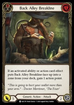 Back Alley Breakline (Red) (Normal)⁣ - Arcane Rising - Unlimited⁣ (Common)⁣ [ARC176]