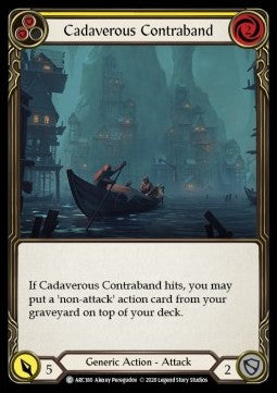 Cadaverous Contraband (Yellow) (Normal)⁣ - Arcane Rising - Unlimited⁣ (Common)⁣ [ARC180]