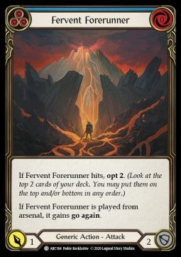 Fervent Forerunner (Blue) (Normal)⁣ - Arcane Rising - Unlimited⁣ (Common)⁣ [ARC184]
