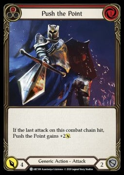 Push the Point (Red) (Normal)⁣ - Arcane Rising - Unlimited⁣ (Common)⁣ [ARC188]