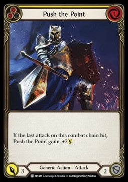Push the Point (Yellow) (Normal)⁣ - Arcane Rising - Unlimited⁣ (Common)⁣ [ARC189]