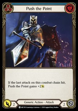 Push the Point (Blue) (Normal)⁣ - Arcane Rising - Unlimited⁣ (Common)⁣ [ARC190]