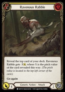 Ravenous Rabble (Yellow) (Normal)⁣ - Arcane Rising - Unlimited⁣ (Common)⁣ [ARC192]