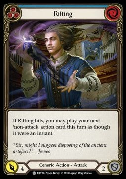 Rifting (Blue) (Normal)⁣ - Arcane Rising - Unlimited⁣ (Common)⁣ [ARC196]